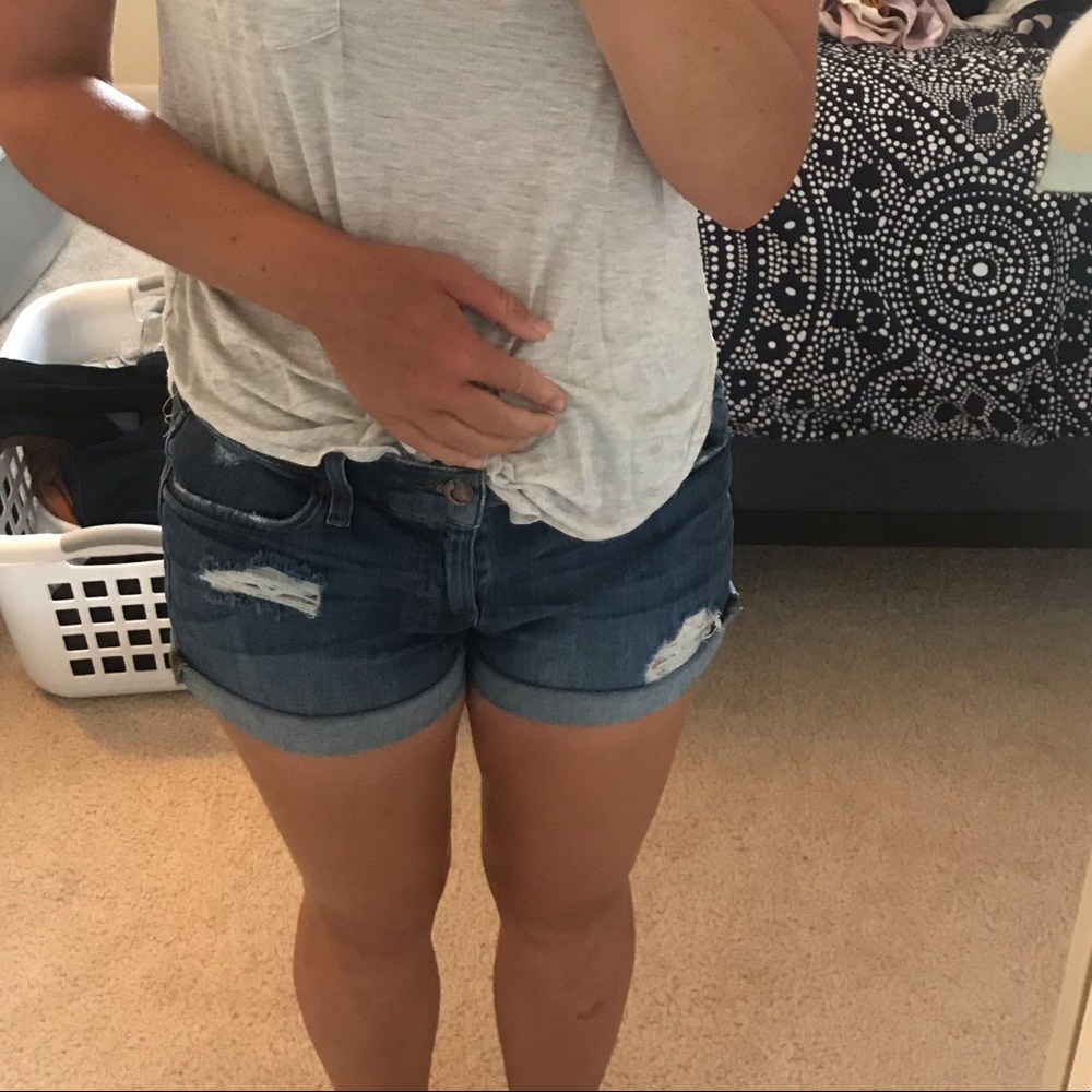 Joes Jean shorts—distressed